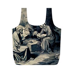 The Birth Of Christ Full Print Recycle Bags (m)  by Valentinaart