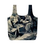 The birth of Christ Full Print Recycle Bags (M)  Front