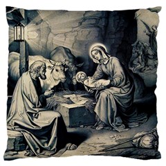 The Birth Of Christ Standard Flano Cushion Case (one Side) by Valentinaart