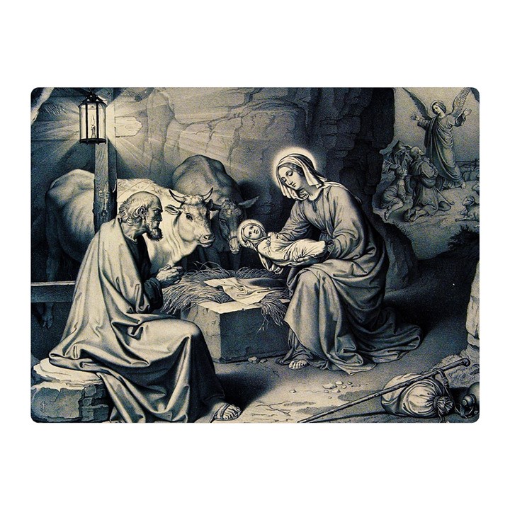 The birth of Christ Double Sided Flano Blanket (Mini) 