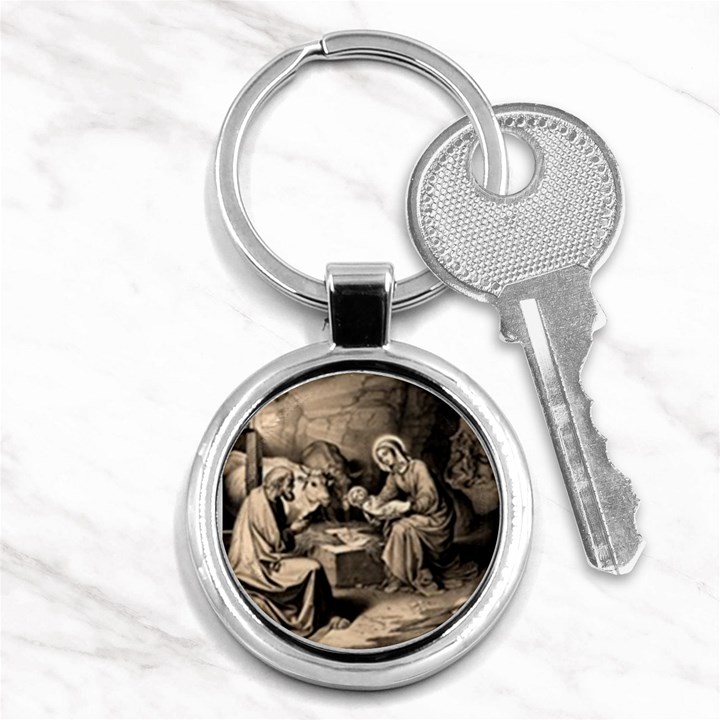 The birth of Christ Key Chains (Round) 