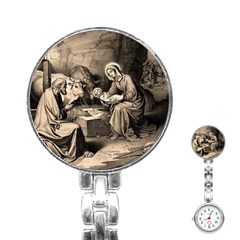 The Birth Of Christ Stainless Steel Nurses Watch by Valentinaart