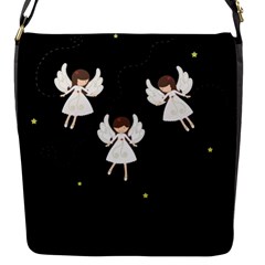 Christmas Angels  Flap Messenger Bag (s) by Valentinaart