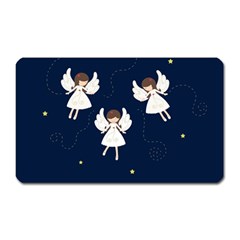 Christmas Angels  Magnet (rectangular) by Valentinaart