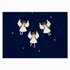 Christmas Angels  Large Glasses Cloth (2-side)