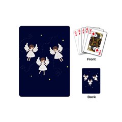 Christmas Angels  Playing Cards (mini)  by Valentinaart