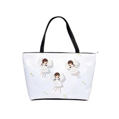 Christmas Angels  Shoulder Handbags by Valentinaart