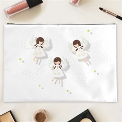 Christmas Angels  Cosmetic Bag (xxl)  by Valentinaart