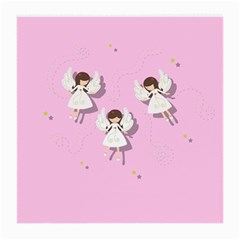 Christmas Angels  Medium Glasses Cloth by Valentinaart