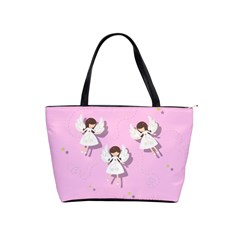 Christmas Angels  Shoulder Handbags by Valentinaart