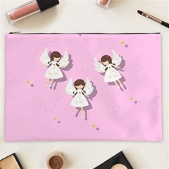 Christmas Angels  Cosmetic Bag (xxl)  by Valentinaart