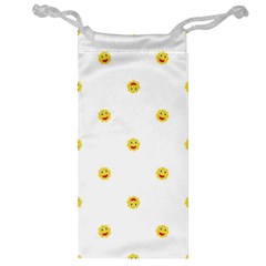 Happy Sun Motif Kids Seamless Pattern Jewelry Bag