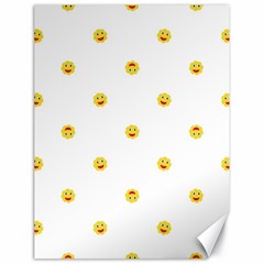 Happy Sun Motif Kids Seamless Pattern Canvas 18  X 24   by dflcprintsclothing