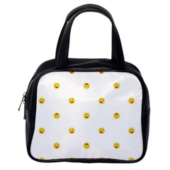 Happy Sun Motif Kids Seamless Pattern Classic Handbags (one Side)