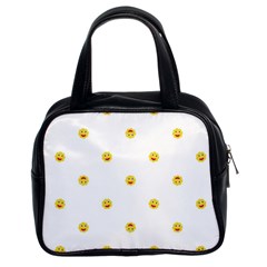 Happy Sun Motif Kids Seamless Pattern Classic Handbags (2 Sides) by dflcprintsclothing