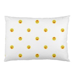 Happy Sun Motif Kids Seamless Pattern Pillow Case (two Sides)