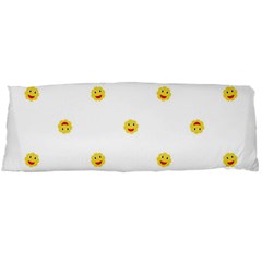 Happy Sun Motif Kids Seamless Pattern Body Pillow Case (dakimakura)