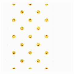 Happy Sun Motif Kids Seamless Pattern Large Garden Flag (two Sides)