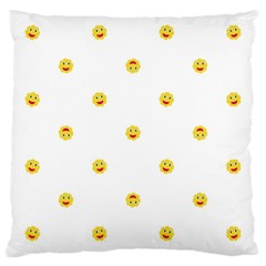 Happy Sun Motif Kids Seamless Pattern Large Cushion Case (one Side)