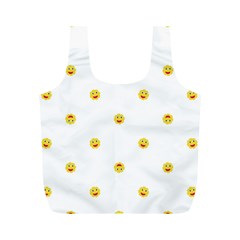 Happy Sun Motif Kids Seamless Pattern Full Print Recycle Bags (m) 