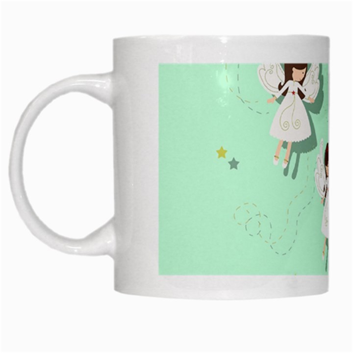 Christmas angels  White Mugs