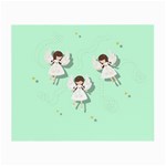 Christmas angels  Small Glasses Cloth (2-Side) Front