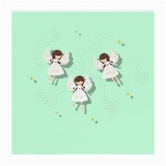 Christmas Angels  Medium Glasses Cloth by Valentinaart