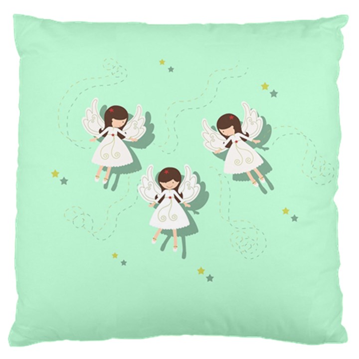 Christmas angels  Standard Flano Cushion Case (Two Sides)