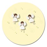 Christmas angels  Magnet 5  (Round) Front