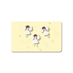 Christmas Angels  Magnet (name Card) by Valentinaart