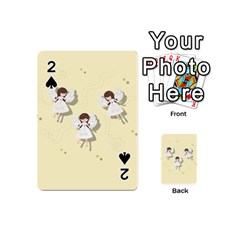 Christmas Angels  Playing Cards 54 (mini)  by Valentinaart