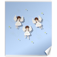 Christmas Angels  Canvas 20  X 24   by Valentinaart