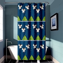 Christmas Angels  Shower Curtain 36  X 72  (stall)  by Valentinaart