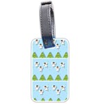 Christmas angels  Luggage Tags (Two Sides) Back