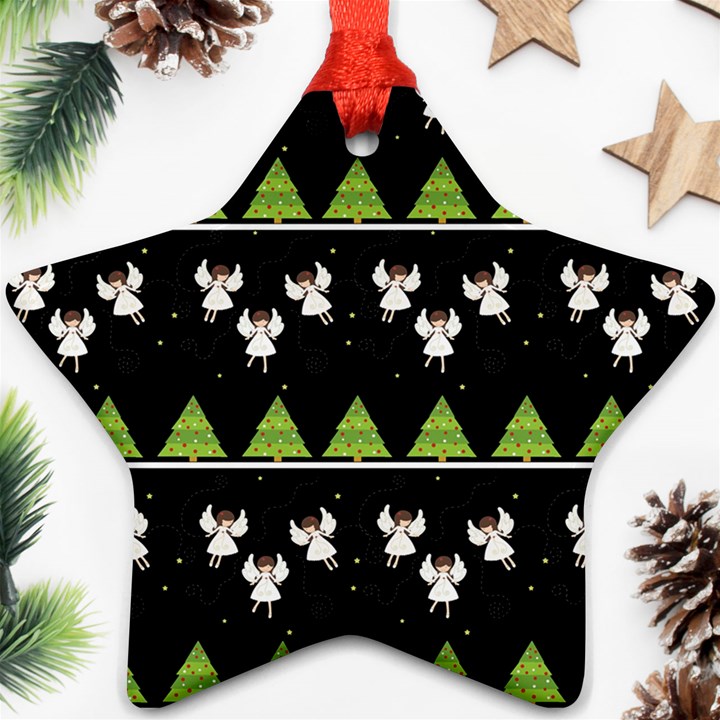 Christmas angels  Star Ornament (Two Sides)