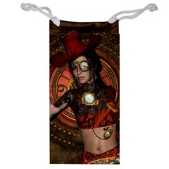 Steampunk, Wonderful Steampunk Lady Jewelry Bag by FantasyWorld7