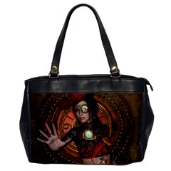 Steampunk, Wonderful Steampunk Lady Office Handbags