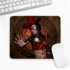 Steampunk, Wonderful Steampunk Lady Large Mousepads by FantasyWorld7