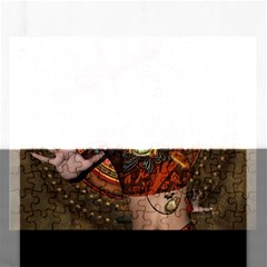 Steampunk, Wonderful Steampunk Lady Rectangular Jigsaw Puzzl