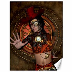 Steampunk, Wonderful Steampunk Lady Canvas 36  X 48   by FantasyWorld7