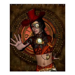 Steampunk, Wonderful Steampunk Lady Shower Curtain 60  X 72  (medium)  by FantasyWorld7