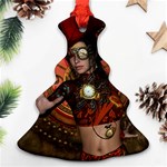 Steampunk, Wonderful Steampunk Lady Ornament (Christmas Tree)  Front