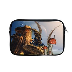 Wonderful Seascape With Mushroom House Apple Macbook Pro 13  Zipper Case by FantasyWorld7