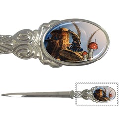 Wonderful Seascape With Mushroom House Letter Openers