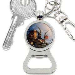 Wonderful Seascape With Mushroom House Bottle Opener Key Chains by FantasyWorld7