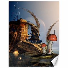 Wonderful Seascape With Mushroom House Canvas 12  X 16   by FantasyWorld7