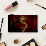 Wonderful Mystical Dragon, Vintage Cosmetic Bag (Small)  Front