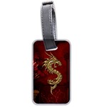 Wonderful Mystical Dragon, Vintage Luggage Tags (Two Sides) Front