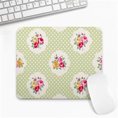 Green Shabby Chic Large Mousepads by NouveauDesign