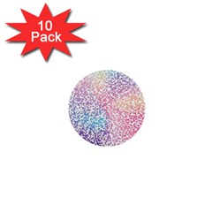 Festive Color 1  Mini Buttons (10 Pack)  by Colorfulart23